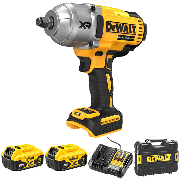 DeWalt DCF900P2T-GB Impact Wrench, Battery, Charger Bundle