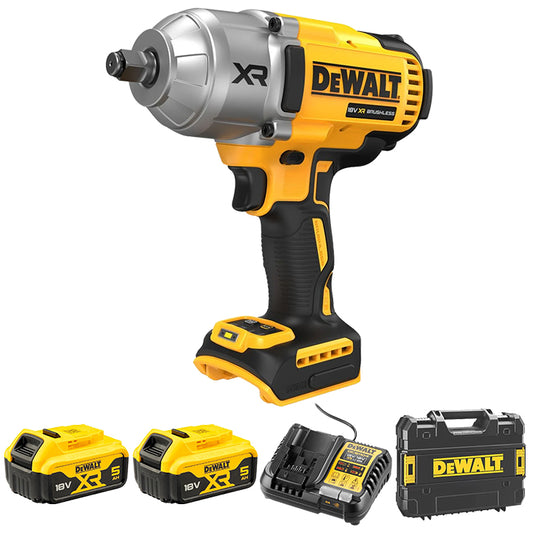 DeWalt DCF900P2T-GB Impact Wrench, Battery, Charger Bundle